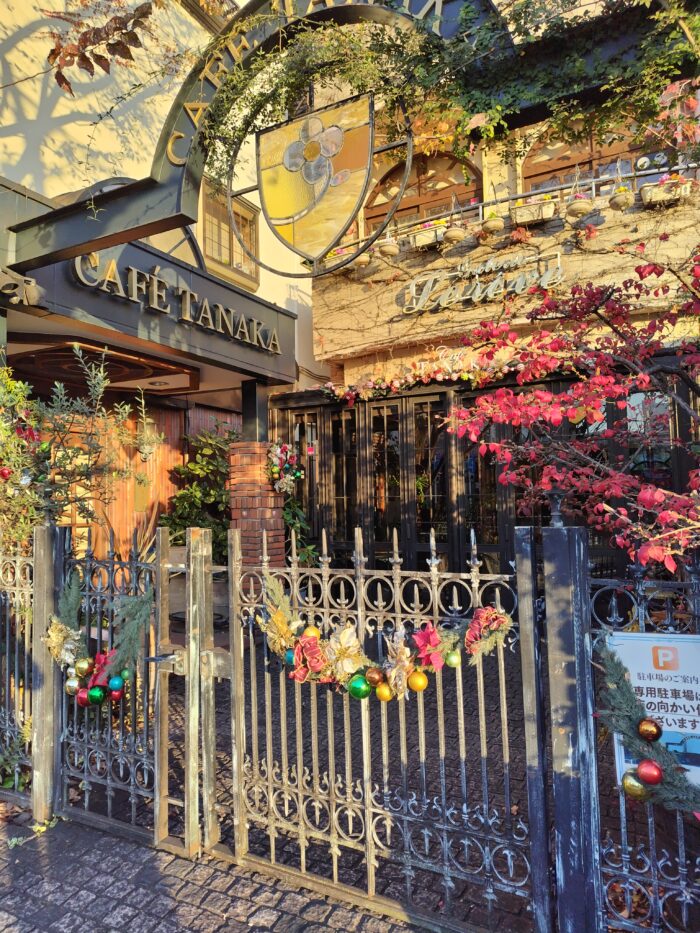 カフェタナカ本店入り口