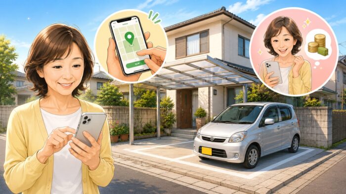 予約が入って喜ぶ女性